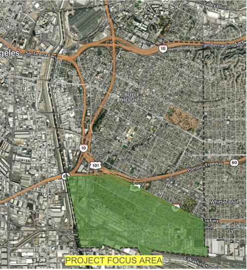 Boyle Heights Buffer Zone Project Area